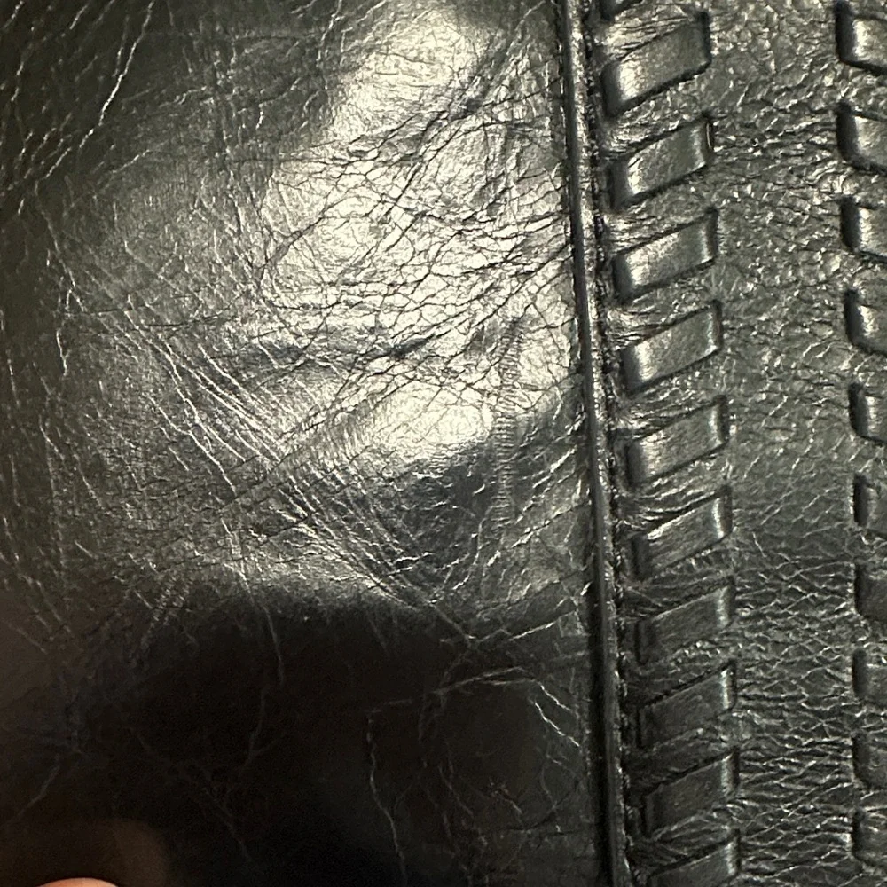 Rebecca Minkoff Vanity Zip Black Leather Satchel - Picture 7 of 16